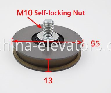 Hitachi Lift Door Hanger Roller 65*13*6202 With M10 Self-locking Nut